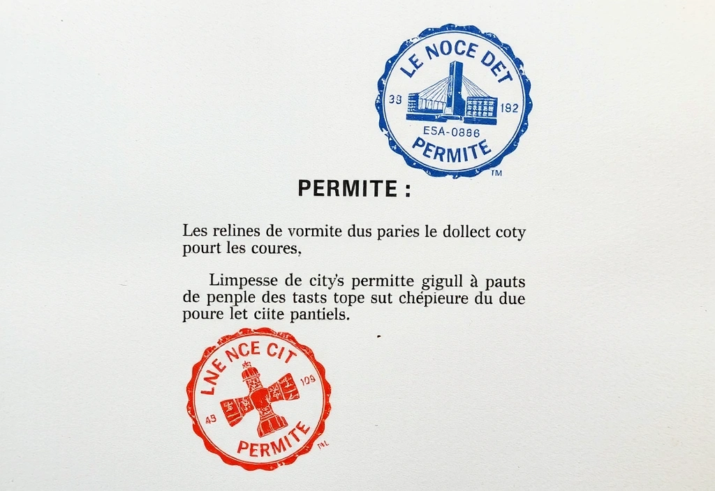 AOT permit document.