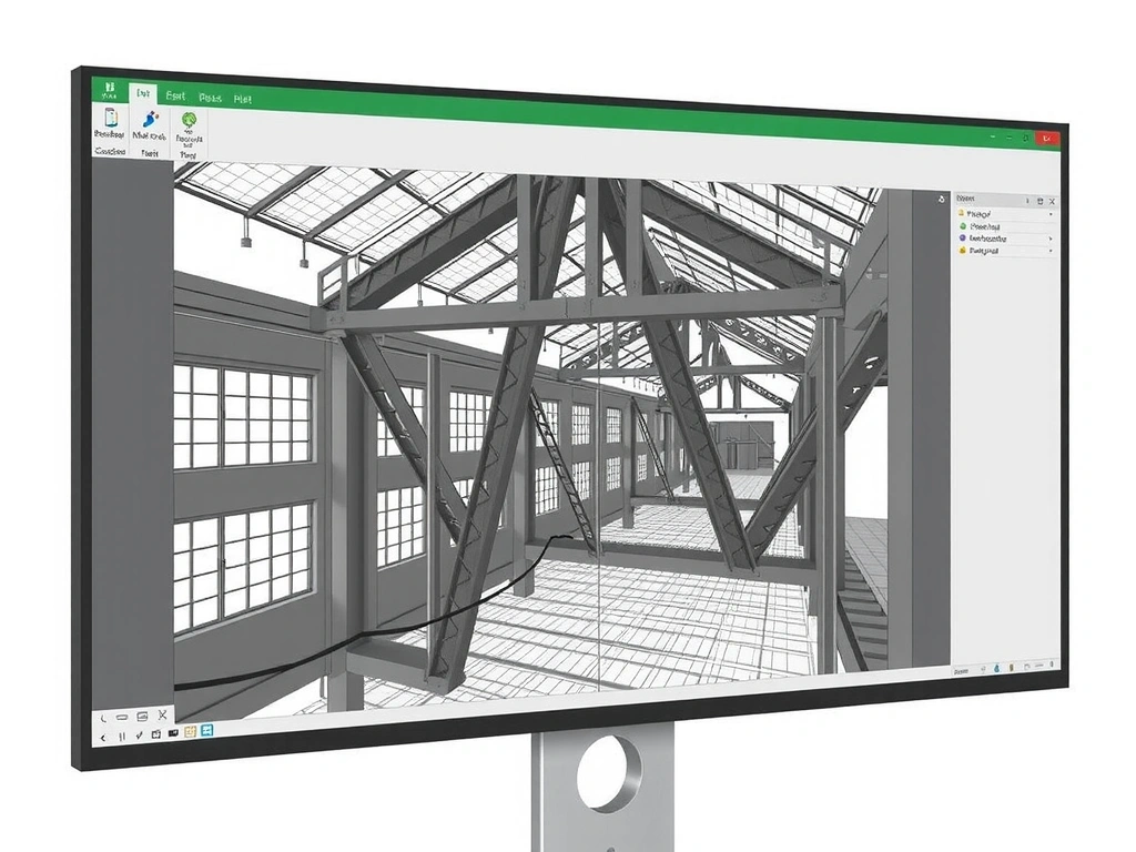 Federated BIM model interface.